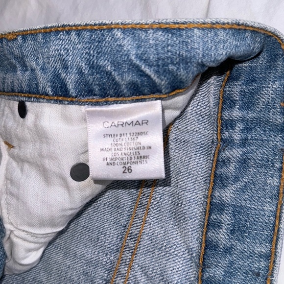 CARMAR High-waist Distressed Shorts - Picture 4 of 7